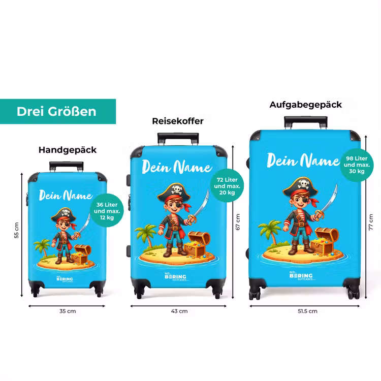 Koffer mit Name - Schatzinsel Santiago — 3