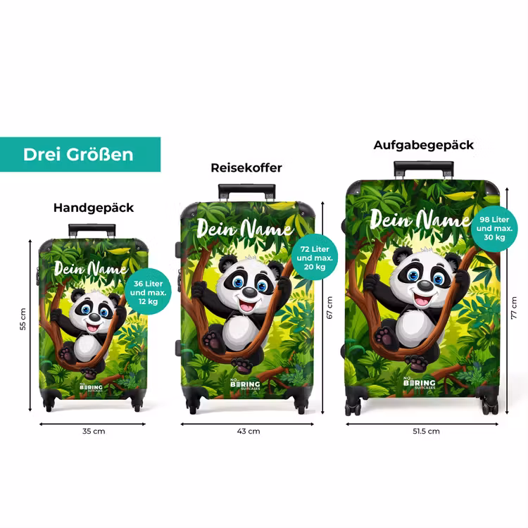 Koffer mit Name - Pedro-Panda — 3