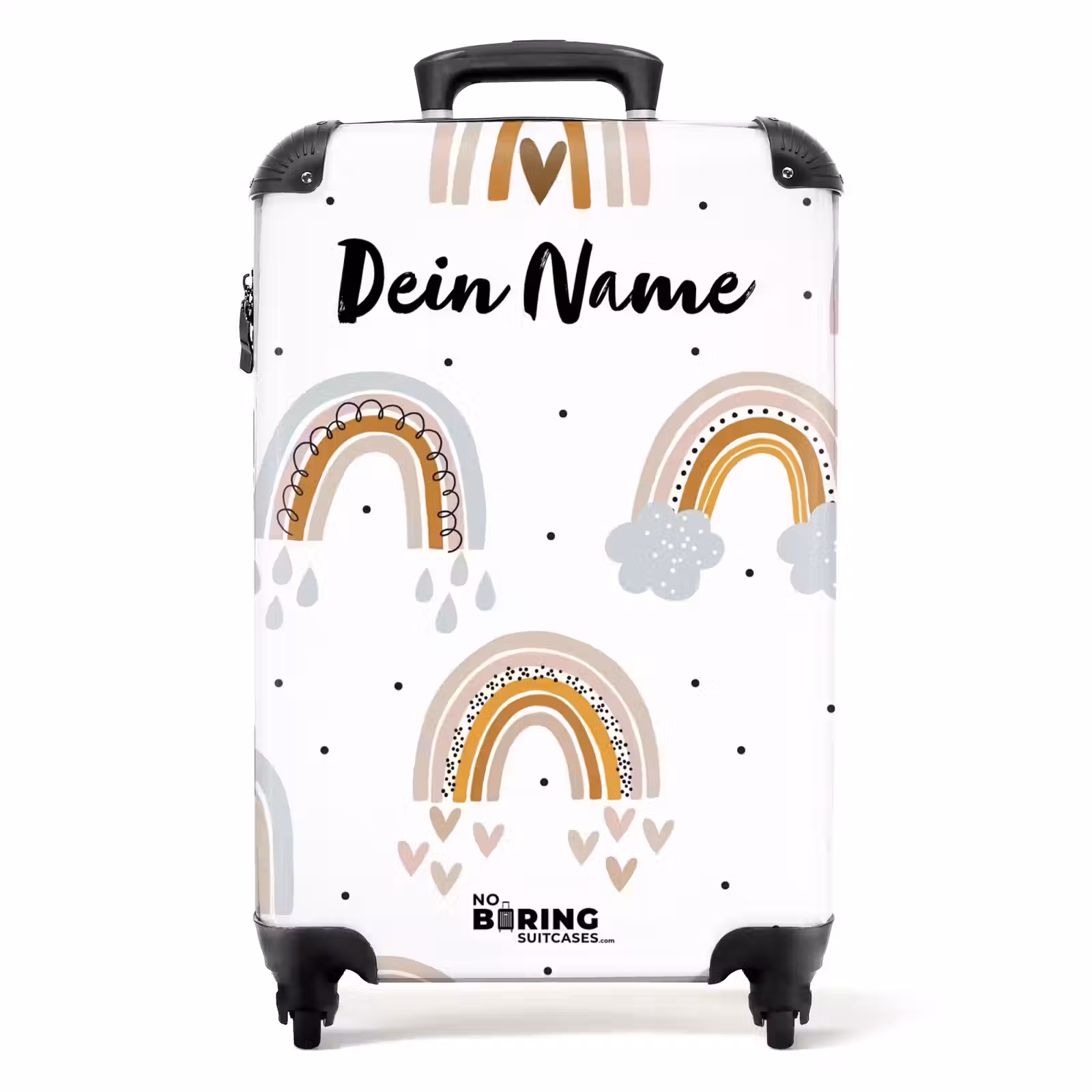 Koffer mit Name - Regenbogen Regen — 1