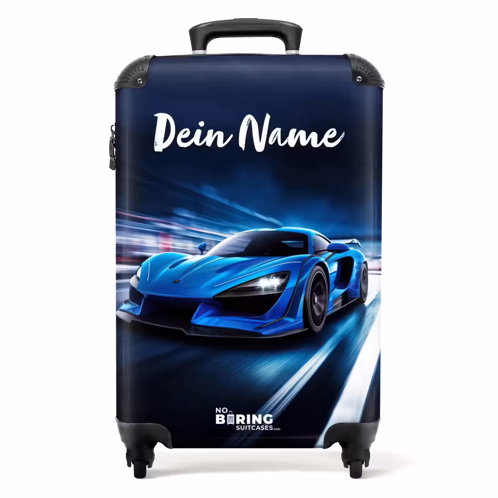 Koffer mit Name - Blau blitzen — 1