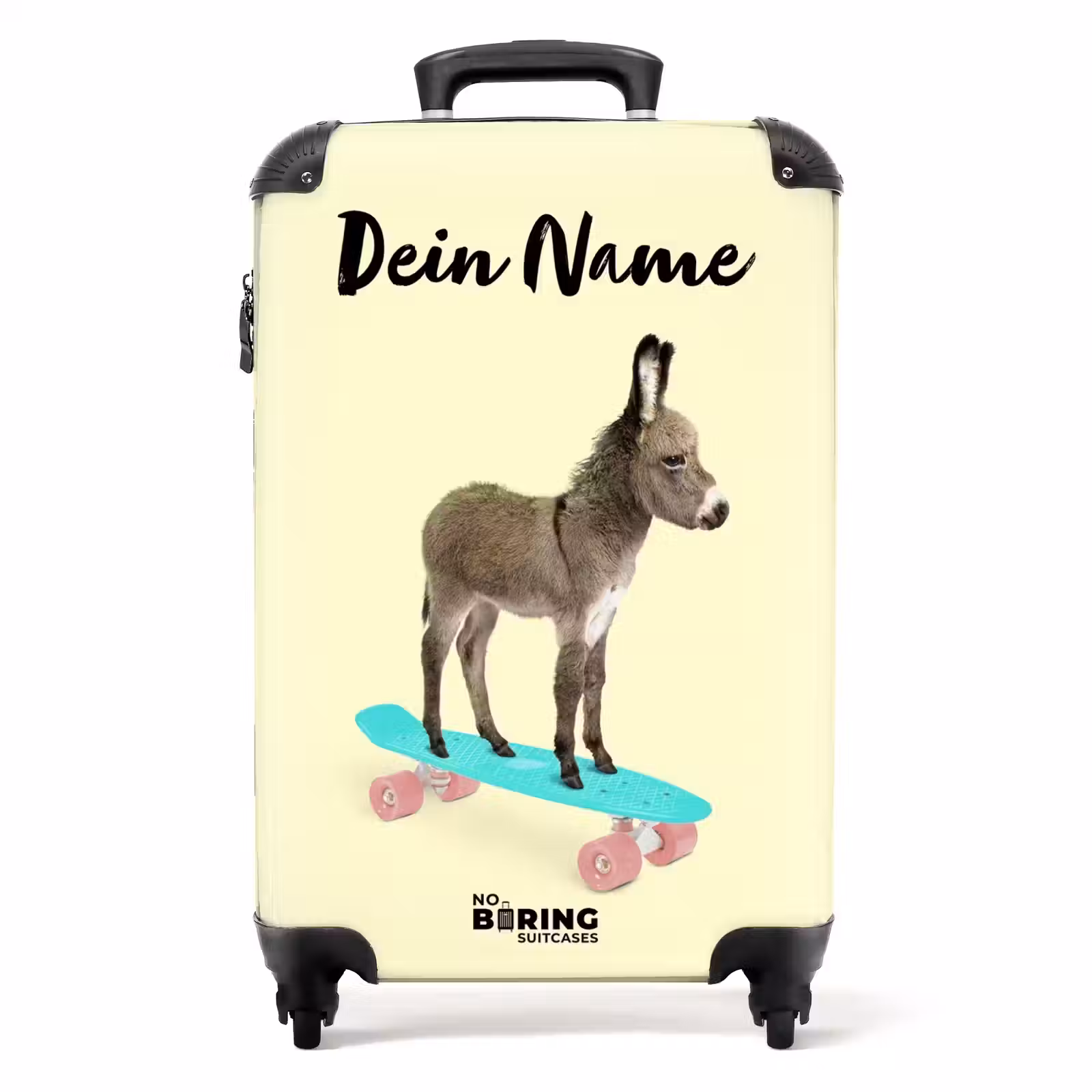Koffer mit Name - Esel reiten — 1