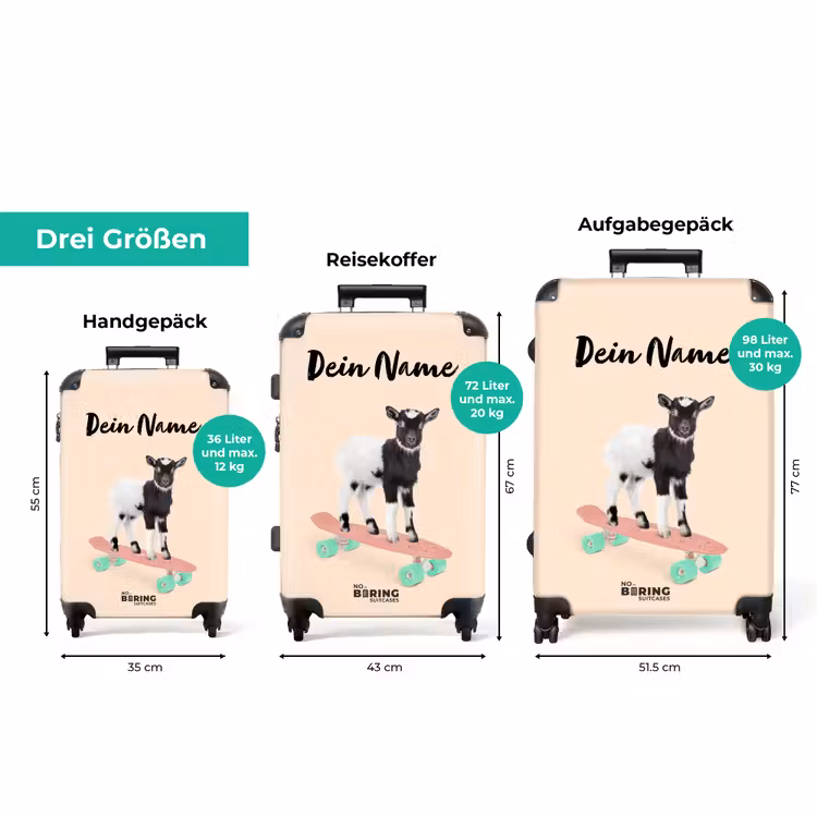 Koffer mit Name - Bock an Bord — 3