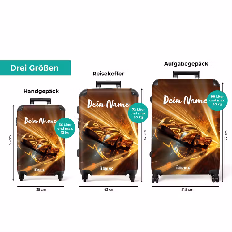Koffer mit Name - Goldrausch — 3