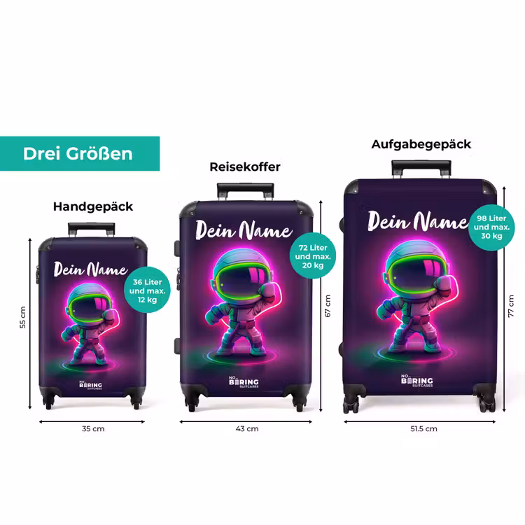 Koffer mit Name - Karate im Weltraum — 3