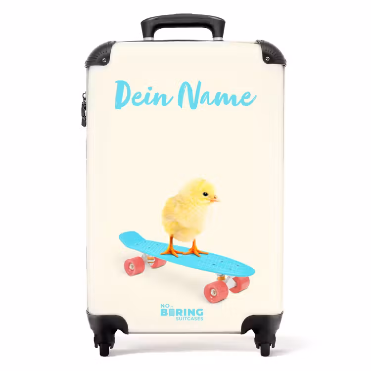 Koffer mit Name - Knutschendes Küken — 1