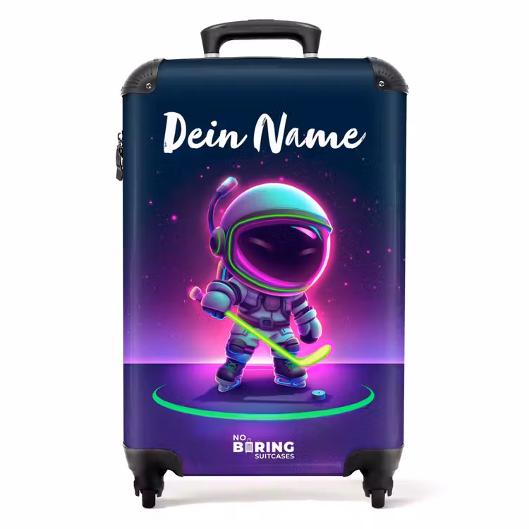 Koffer mit Name - Weltraum-Hockey — 1