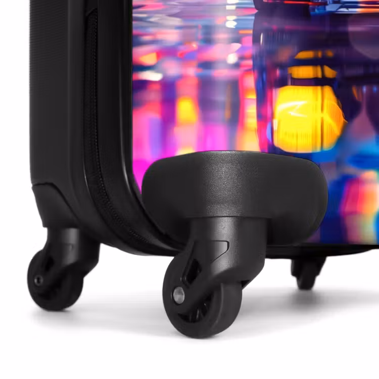 Koffer mit Name - Neon-Nachtauto — 7