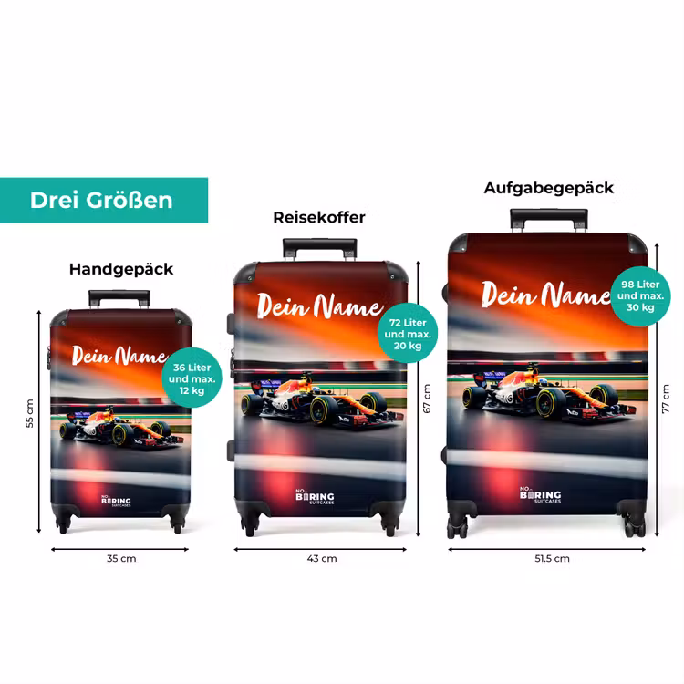 Koffer mit Name - Rasende F1 — 3