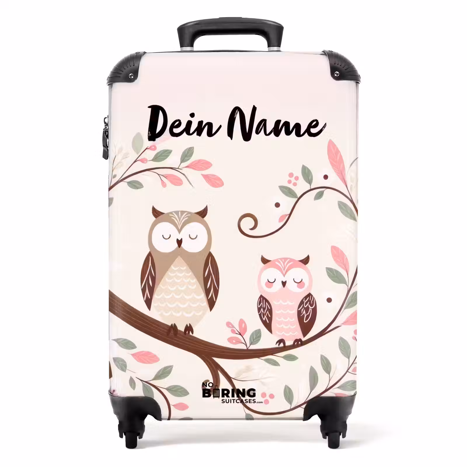 Koffer mit Name - Schlampig schlafende Eulen — 1