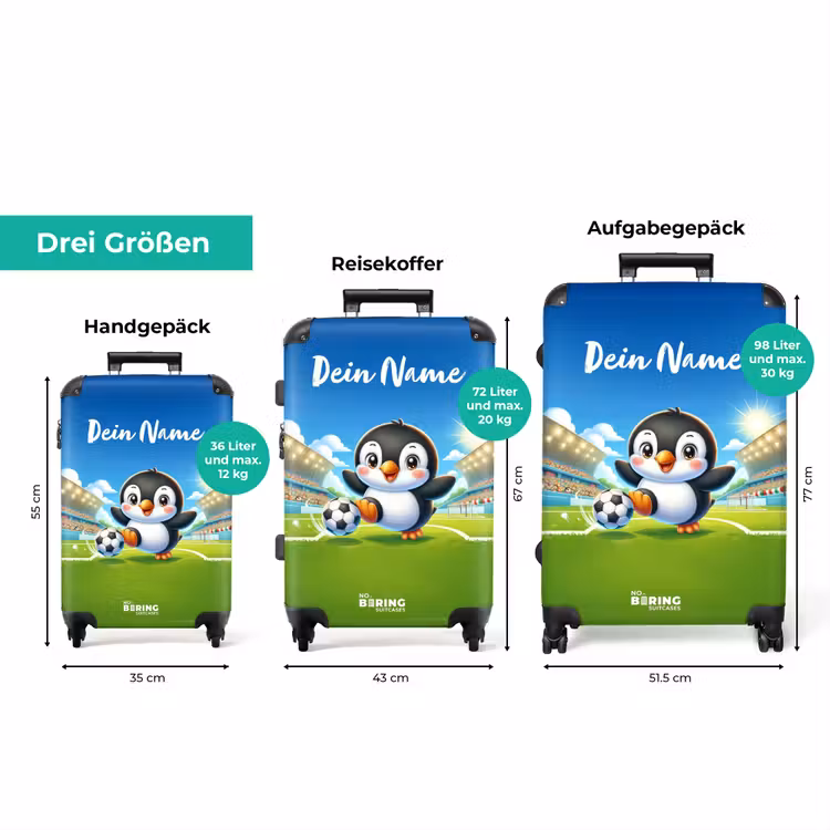 Koffer mit Name - Elfmeterpinguin — 3