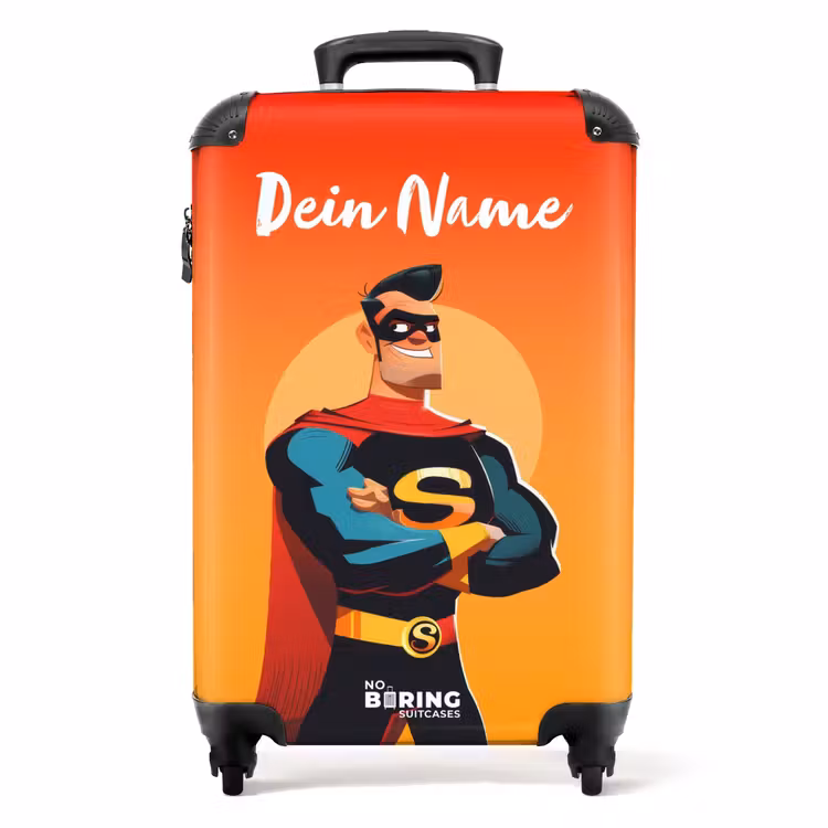 Koffer mit Name - Sonniger Superheld — 1