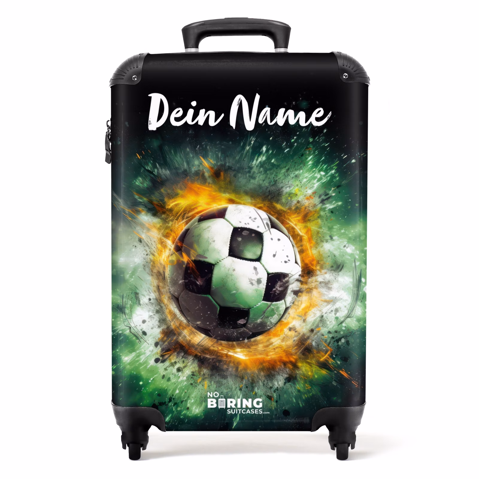Koffer mit Name - Fußball in Flammen — 1