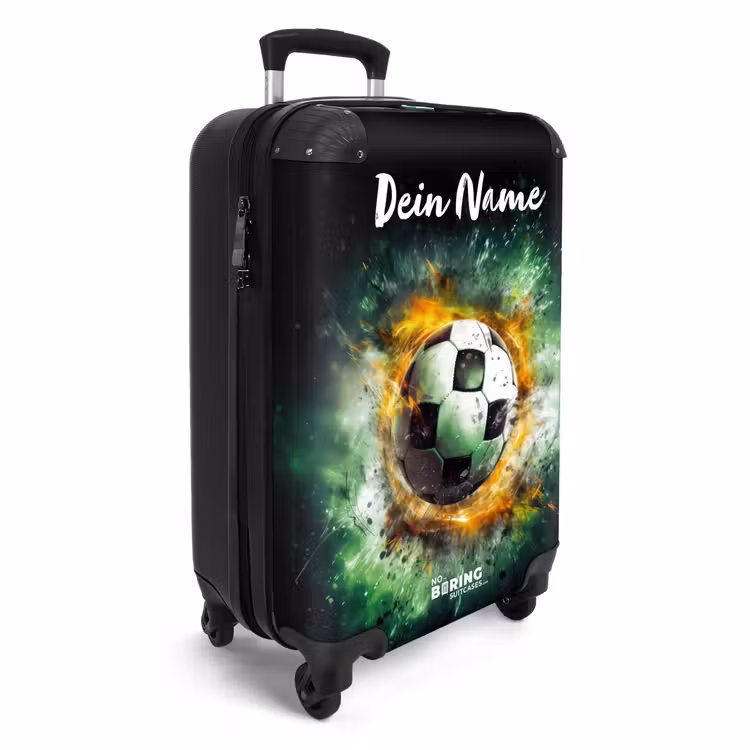 Koffer mit Name - Fußball in Flammen — 2