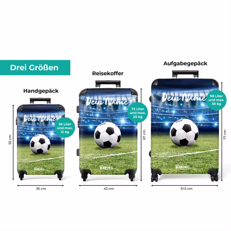 Koffer mit Name - Spotlight Fußball — 3