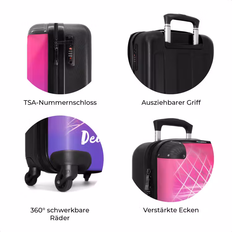 Koffer mit Name - Tausendsassa rosa — 8
