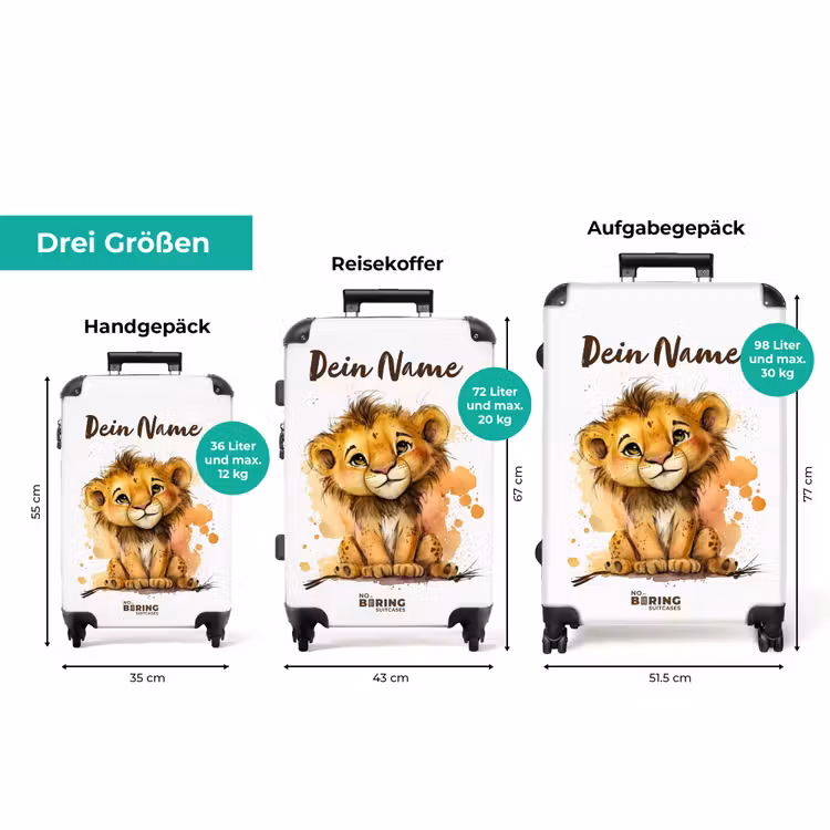 Koffer mit Name - Lio Löwe — 3