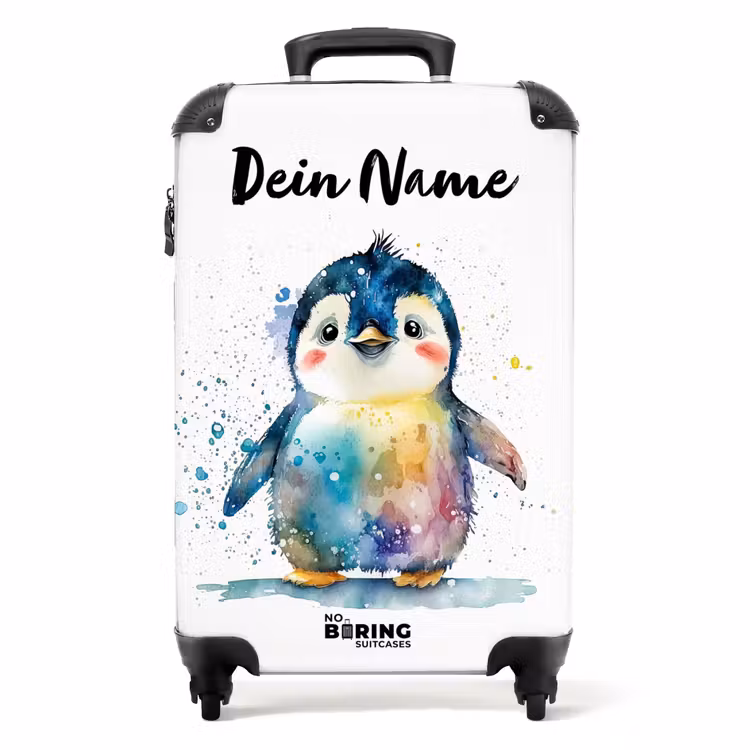 Koffer mit Name - Picasso-Pinguin — 1