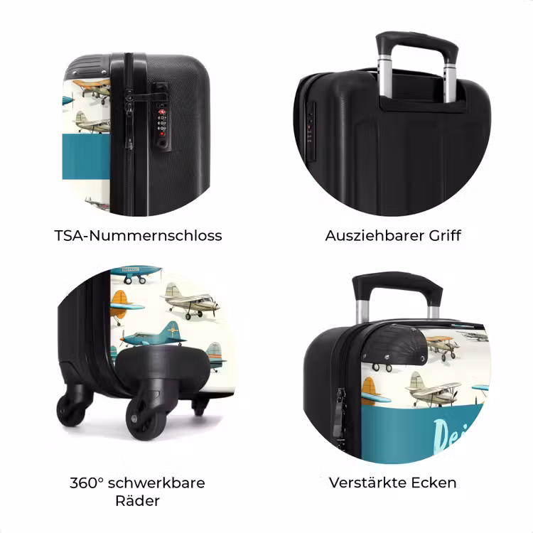 Koffer mit Name - Flugzeugstaffel — 8