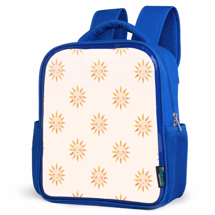 Kinderrucksack - Blau - Heiter - Sonne - Erröten - Boho — 7