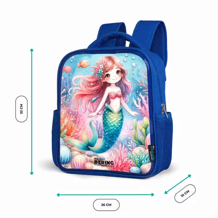 Kinderrucksack - Blau - Kira Kristall Schwanz — 6