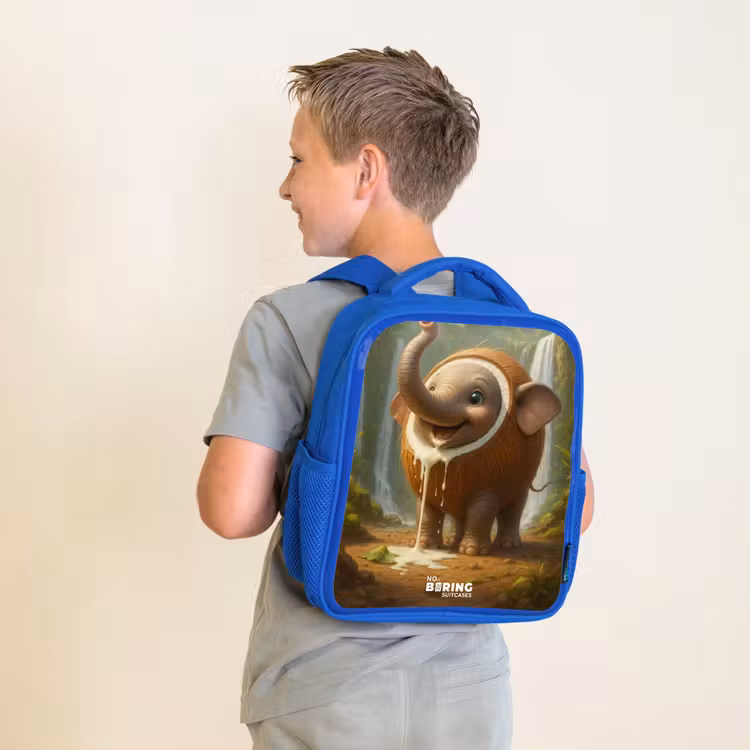 Kinderrucksack - Blau - Kokosnuss Elefant — 2