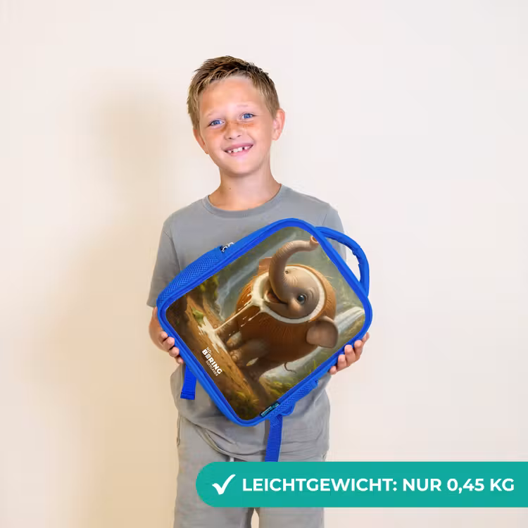 Kinderrucksack - Blau - Kokosnuss Elefant — 4