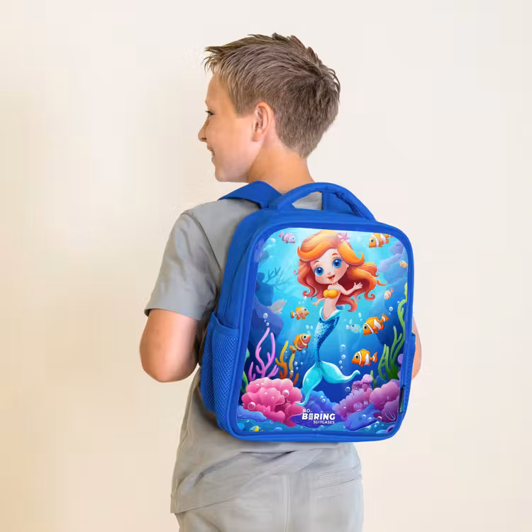 Kinderrucksack - Blau - Olivia unter Wasser — 2