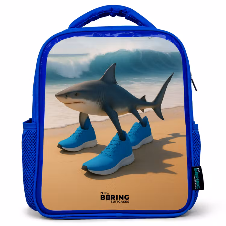 Kinderrucksack - Blau - Tralalero tralala — 1