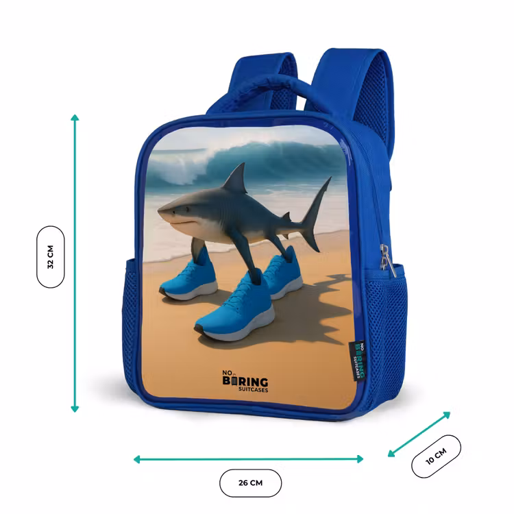 Kinderrucksack - Blau - Tralalero tralala — 6