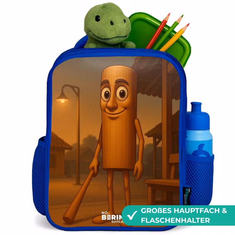 Kinderrucksack - Blau - Tung Tung Tung Sahur — 3