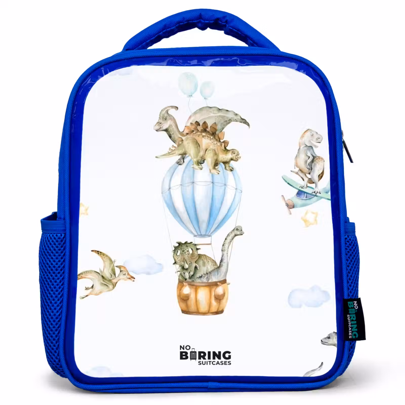 Kinderrucksack - Blau - Wandernde Dinosaurier — 1