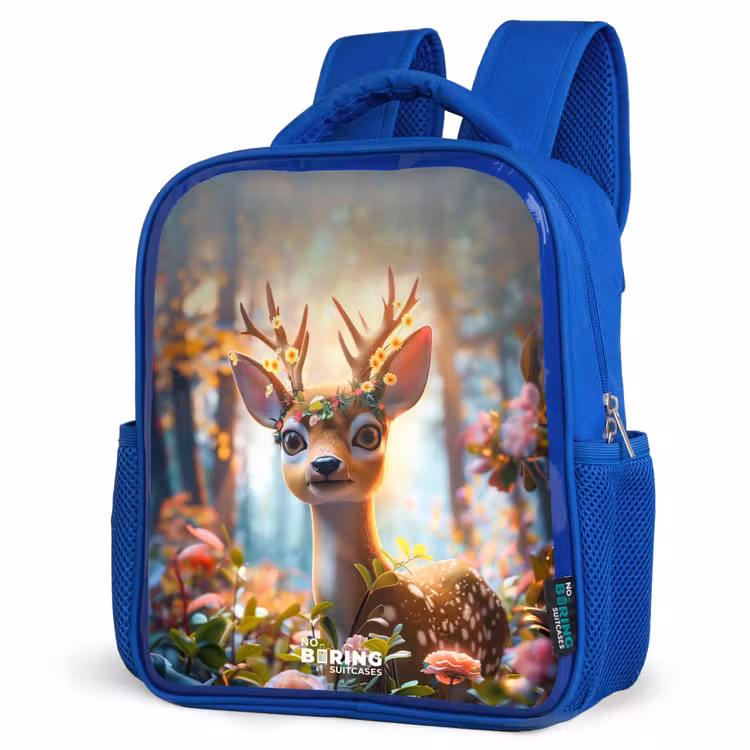 Kinderrucksack - Blau - Bo Blumengeweih — 7