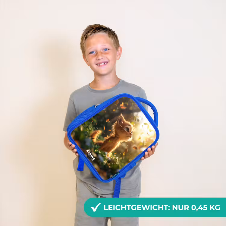 Kinderrucksack - Blau - Henry Herbst Kätzchen — 4