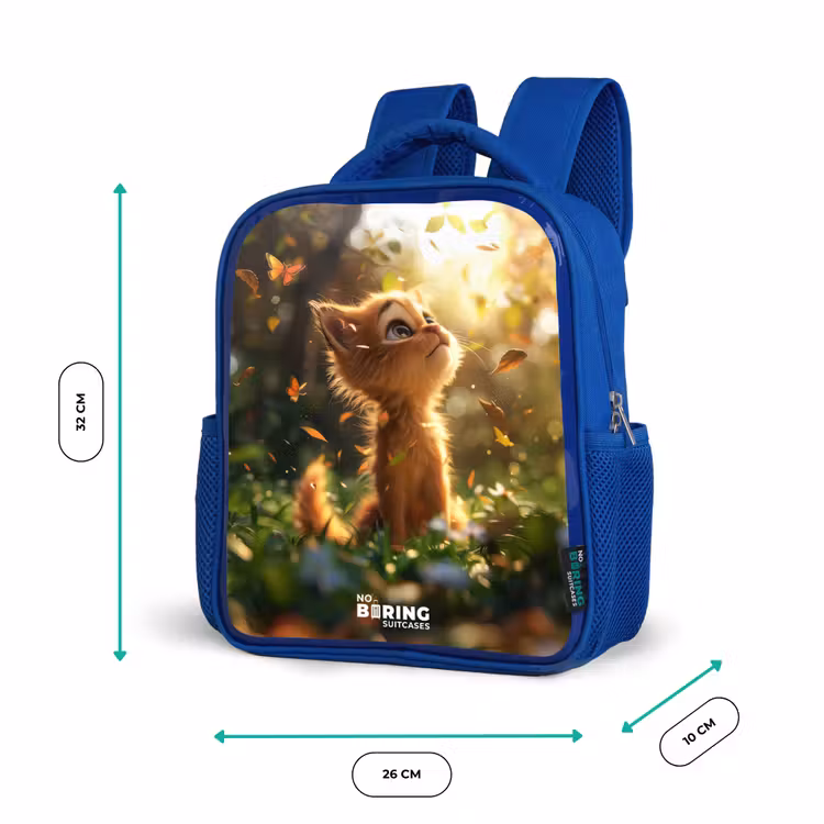 Kinderrucksack - Blau - Henry Herbst Kätzchen — 6