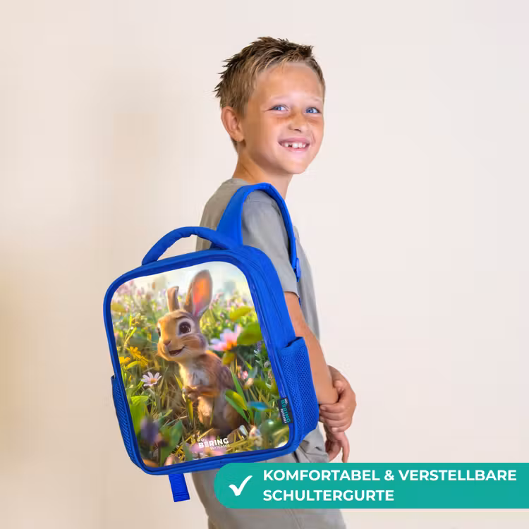 Kinderrucksack - Blau - Kleines Kaninchen — 5
