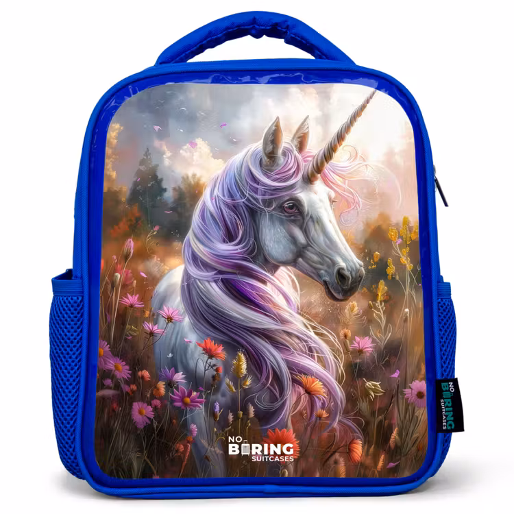 Kinderrucksack - Blau - Lavendelfederhorn — 1