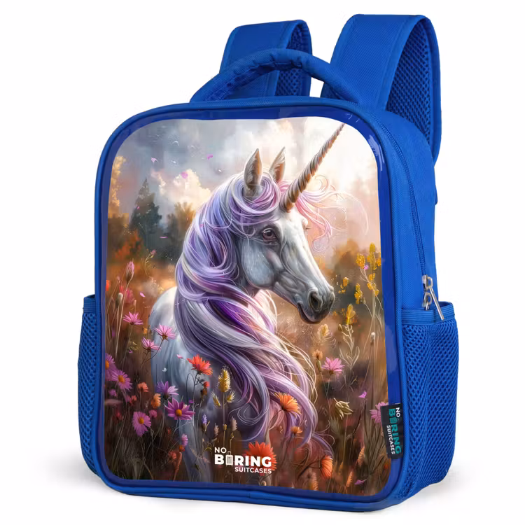 Kinderrucksack - Blau - Lavendelfederhorn — 7