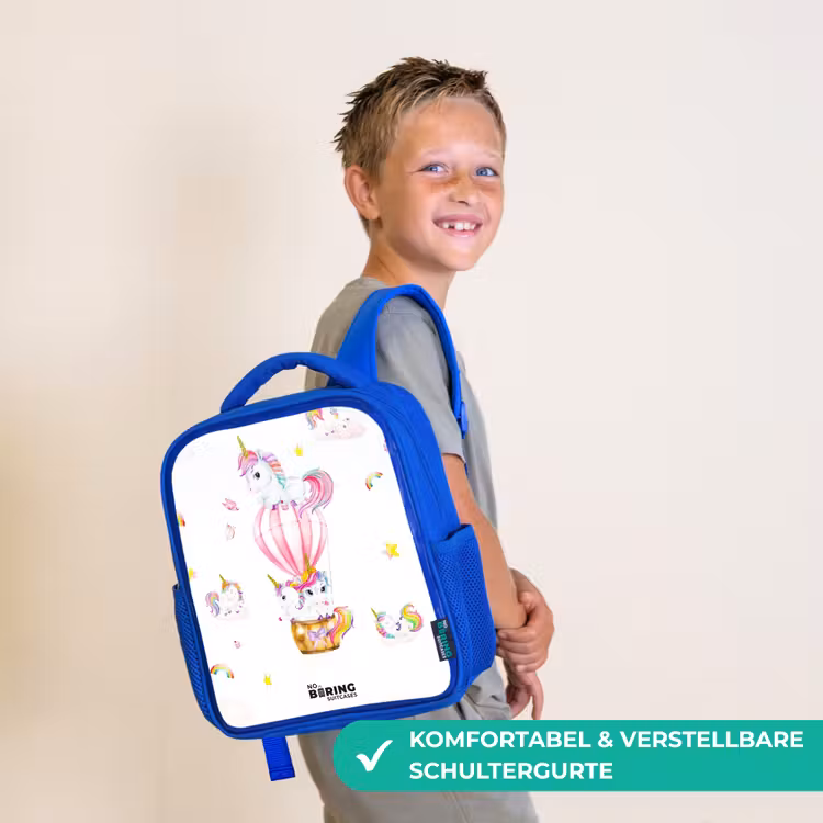 Kinderrucksack - Blau - Luftige Einhörner — 5