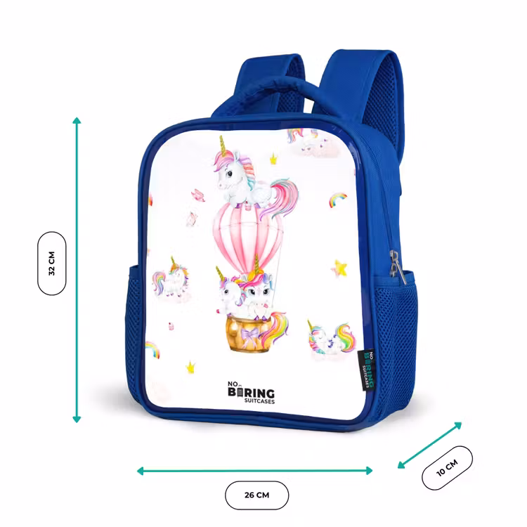Kinderrucksack - Blau - Luftige Einhörner — 6