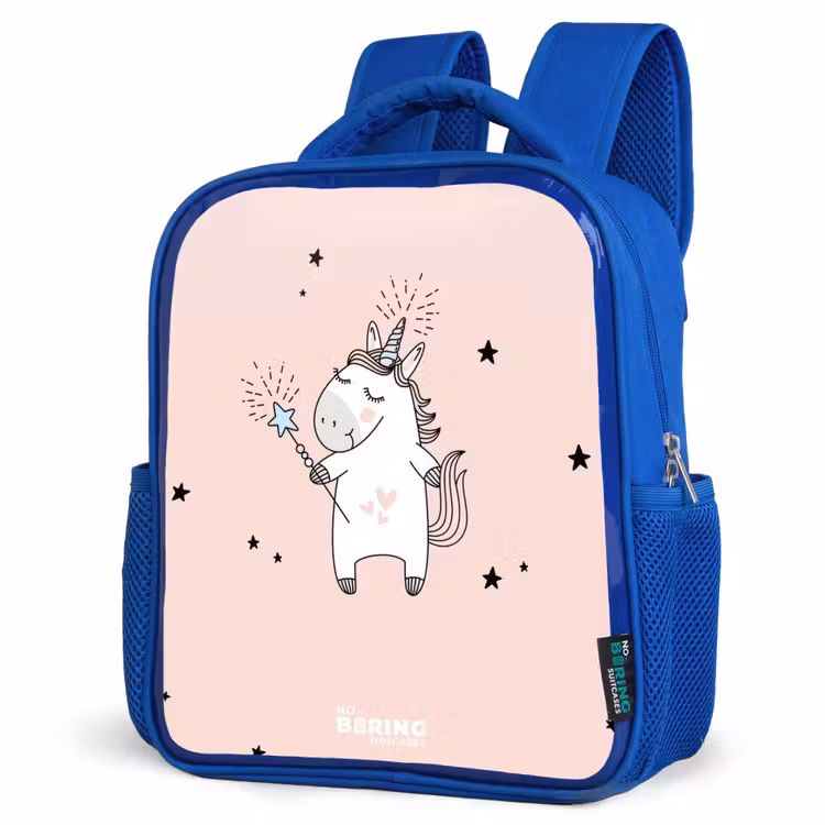 Kinderrucksack - Blau - Signiertes Einhorn mit Zauberstab — 7