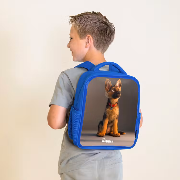 Kinderrucksack - Blau - Versteckter Schafhirte — 2