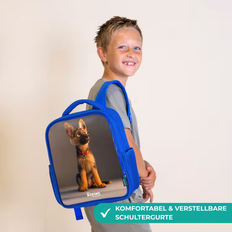 Kinderrucksack - Blau - Versteckter Schafhirte — 5