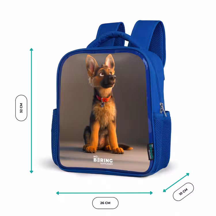 Kinderrucksack - Blau - Versteckter Schafhirte — 6