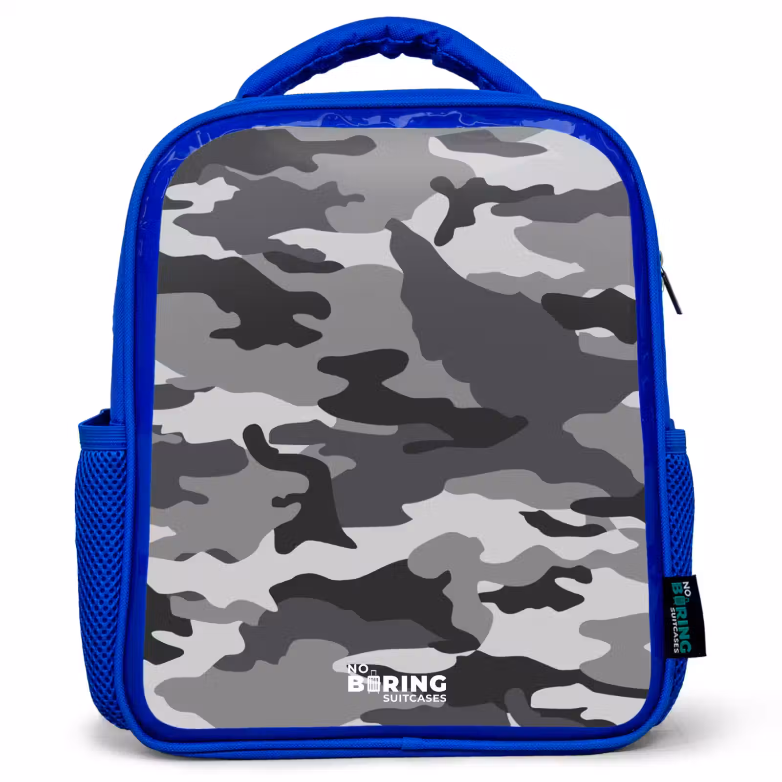 Kinderrucksack - Blau - Tarnfarbe grau — 1