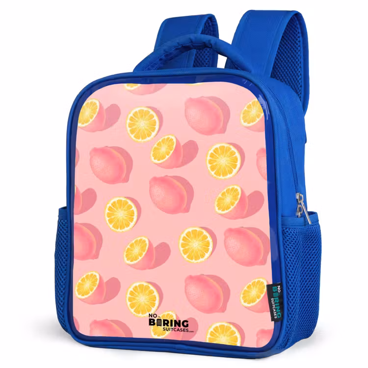 Kinderrucksack - Blau - Rosa Limoncello — 7