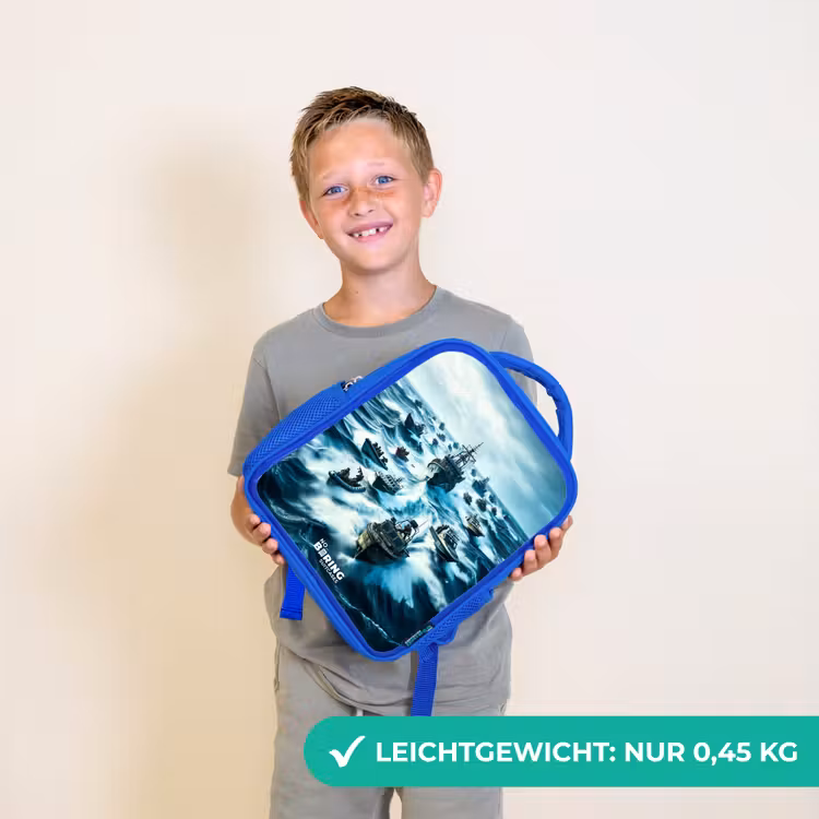 Kinderrucksack - Blau - Schiffe auf dem Meer — 4