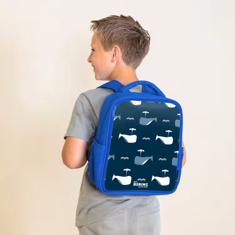 Kinderrucksack - Blau - Welt der Wale — 2