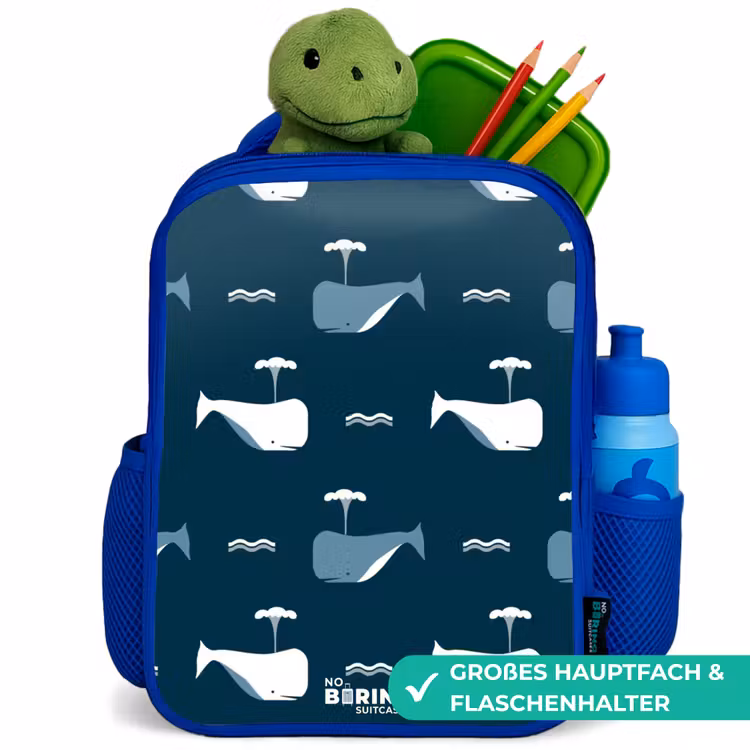 Kinderrucksack - Blau - Welt der Wale — 3