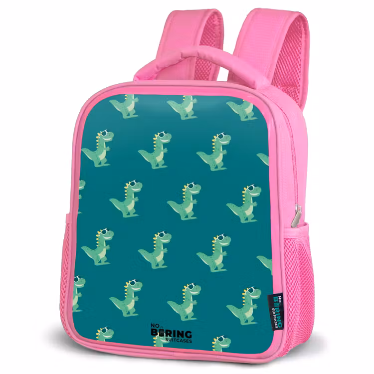 Rucksack Kind - Rosa - Angaben zum Tyranosaurus — 4