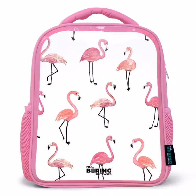 Rucksack Kind - Rosa - Flamingo-Party — 1